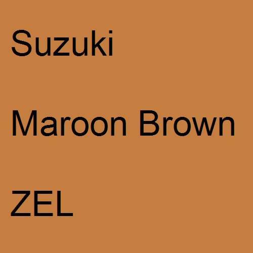 Suzuki, Maroon Brown, ZEL.